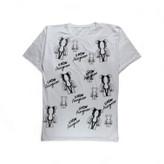 تیشرت زنانه سفید با چاپ فانتزی خرس، مناسب تابستان