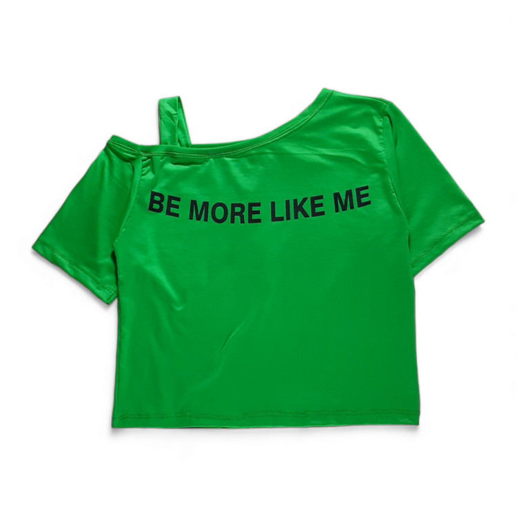 کراپ رومی زنانه سبز روشن راحت