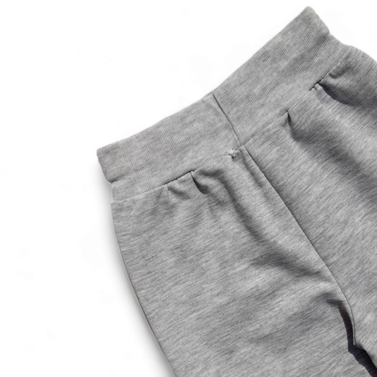 شلوار نخی بچگانه طوسی روشن با چاپ میکی موس مناسب استفاده روزمره لباس راحتی دخترانه تابستانی