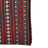 بلوز زنانه سایز بزرگ برند Nezir رنگ قرمز آجری طرحدار نمای جلو