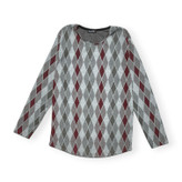 لباس مردانه ترک دورس طوسی طرح لوزی برند ORIGNAL