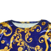 بلوز آستین بلند مخملی زنانه با پارچه نرم و لطیف