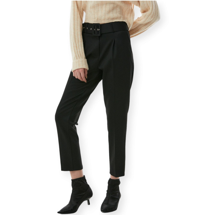 شلوار مجلسی زنانه مشکی برند Blue Turtle نمای جلو