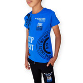 ست خنک تابستانه پسرانه آبی مشکی