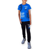 لباس راحتی بچگانه آبی و مشکی اصل ترک