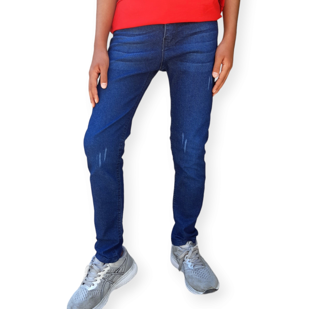 شلوار لی نیمبگ پسرانه ترک رنگ آبی برند Rapido