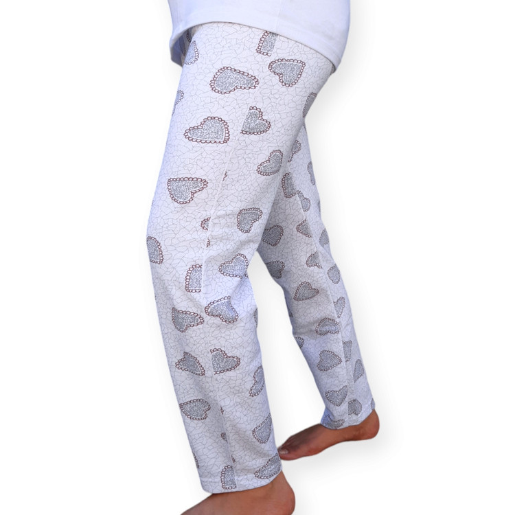 شلوار راحتی زنانه طرح قلب ترک