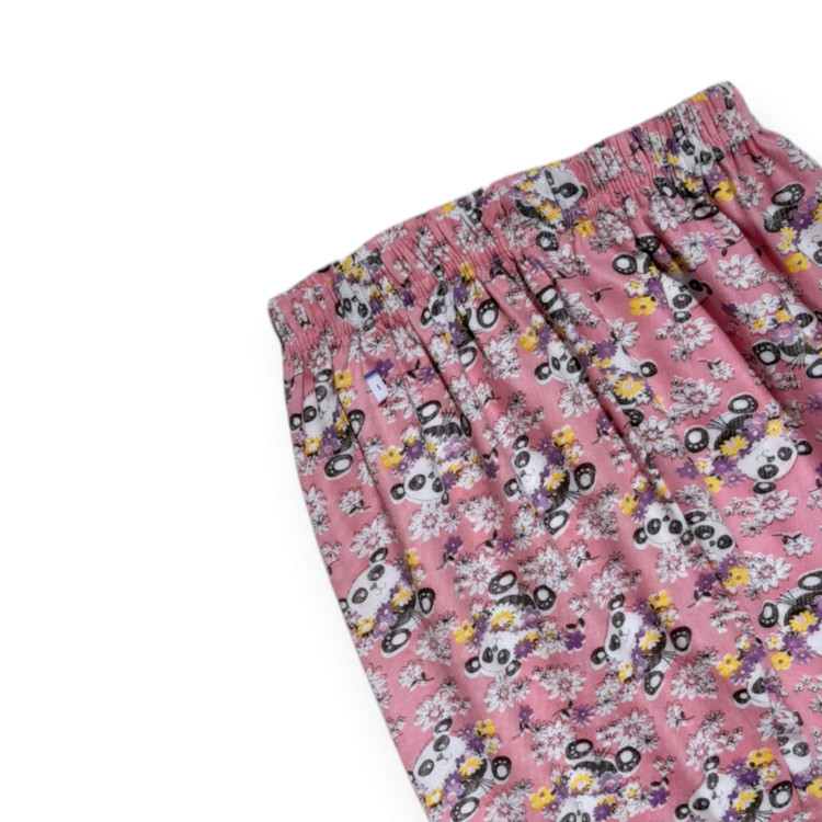 لباس خانگی دخترانه با چاپ پاندا مناسب استفاده روزمره