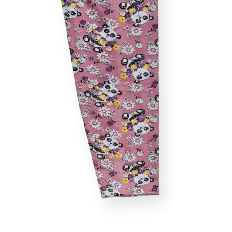 شلوار تابستانی سبک و نرم دخترانه طرح پاندا