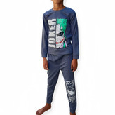 بلوز و شلوار کودکانه طرح جوکر مناسب فصل سرد – ست کامل بر تن مانکن کودک