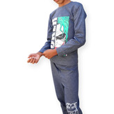 شلوار پسرانه رنگ دودی ست جوکر – نمای از بغل