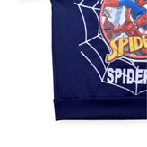 لباس بچگانه نخی پسرانه سورمهای با طرح اسپایدرمن جذاب