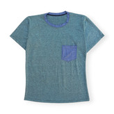 تیشرت زنانه فری سایز رنگ سبز از پارچه نخی مولینه با کشسانی بالا