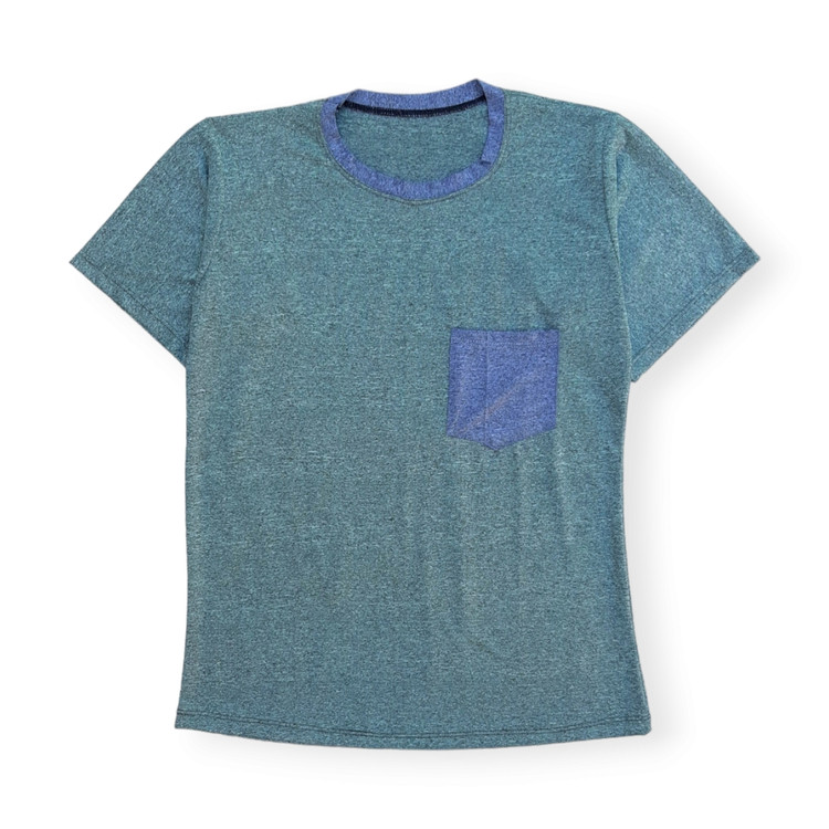 تیشرت زنانه فری سایز رنگ سبز از پارچه نخی مولینه با کشسانی بالا