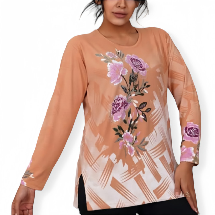 بلوز زنانه طلایی مناسب مهمانی و مراسم رسمی