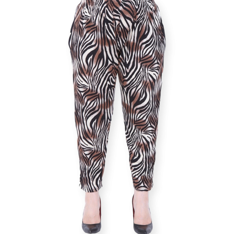 پارچه موهر نرم و لطیف شلوار گورخری Fashion