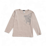 بلوز مجلسی زنانه کرم رنگ آستین بلند برند NEZIR مناسب بهار و تابستان