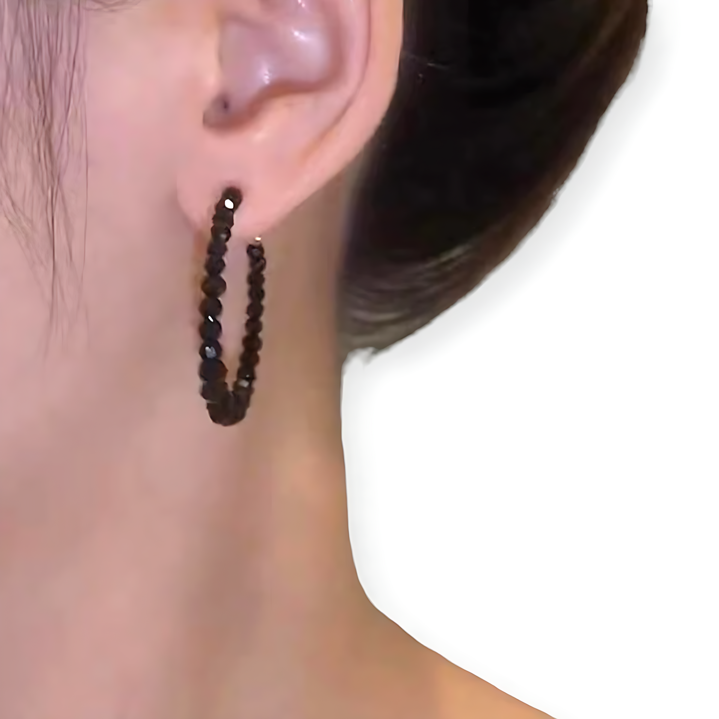 گوشواره سبک و راحت زنانه رنگ مشکی