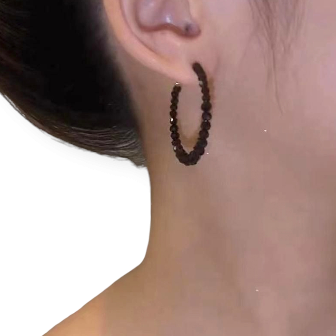 گوشواره خاص و شیک زنانه مدل حلقهای استیل