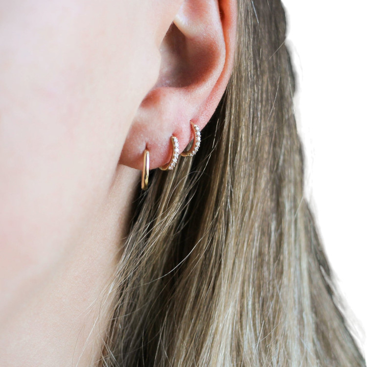 اکسسوری گوشواره طلایی سبک و شیک مخصوص مجالس