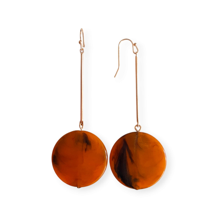 اکسسوری استیل زنانه طلایی مدل دایرهای سبک و شیک