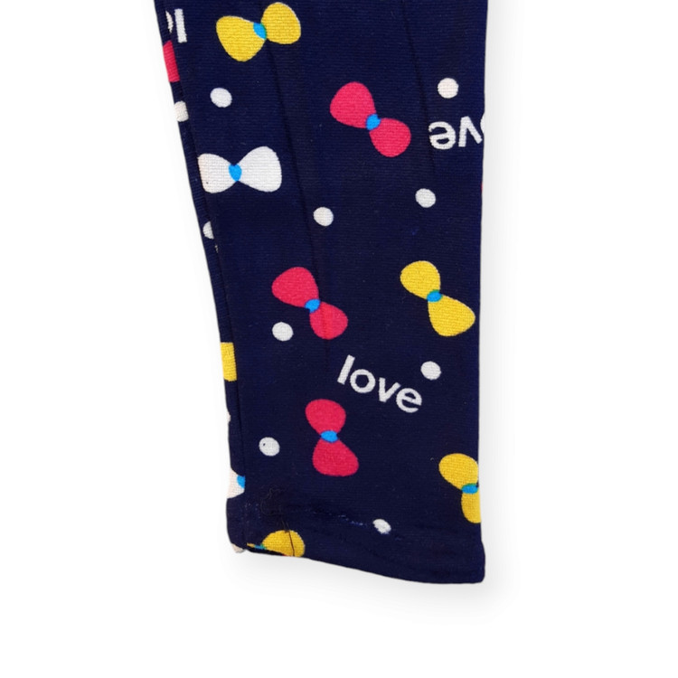 شلوار زمستانی کودک طرح پاپیون با پارچه مخمل نرم