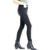 شلوار لی زنانه مدل اسلیم فیت مناسب چهار فصل نمای بغل