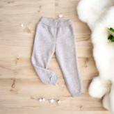 شلوار دورس پنبهای بچگانه طوسی روشن داخل کرکدار و گرم