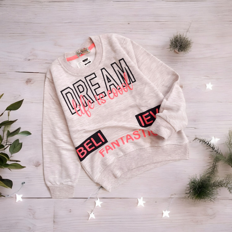 بلوز دورس سفید پسرانه با طراحی اسپرت و داخل کرکی مناسب پاییز و زمستان