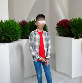 سویشرت گرم و نرم پسرانه با طرح چهارخانه برای سنین ۸ تا ۱۲ سال