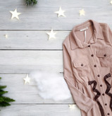 بافت ریز مانتو زنانه پاییزه برند Klass نمای نزدیک