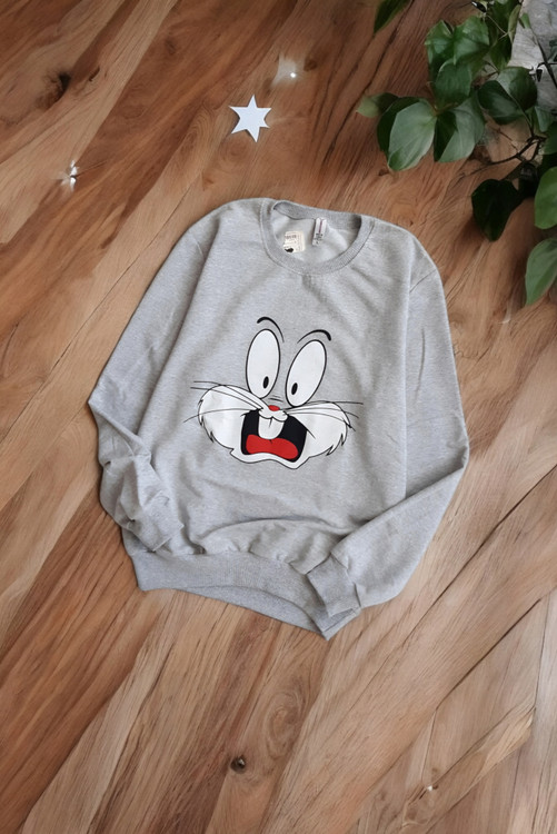 دورس زنانه طوسی روشن با طرح خرگوش برند E.M.R