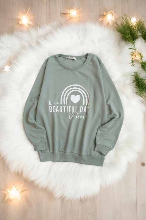 دورس زنانه سبز دریایی E.M.R با طرح قلب فانتزی