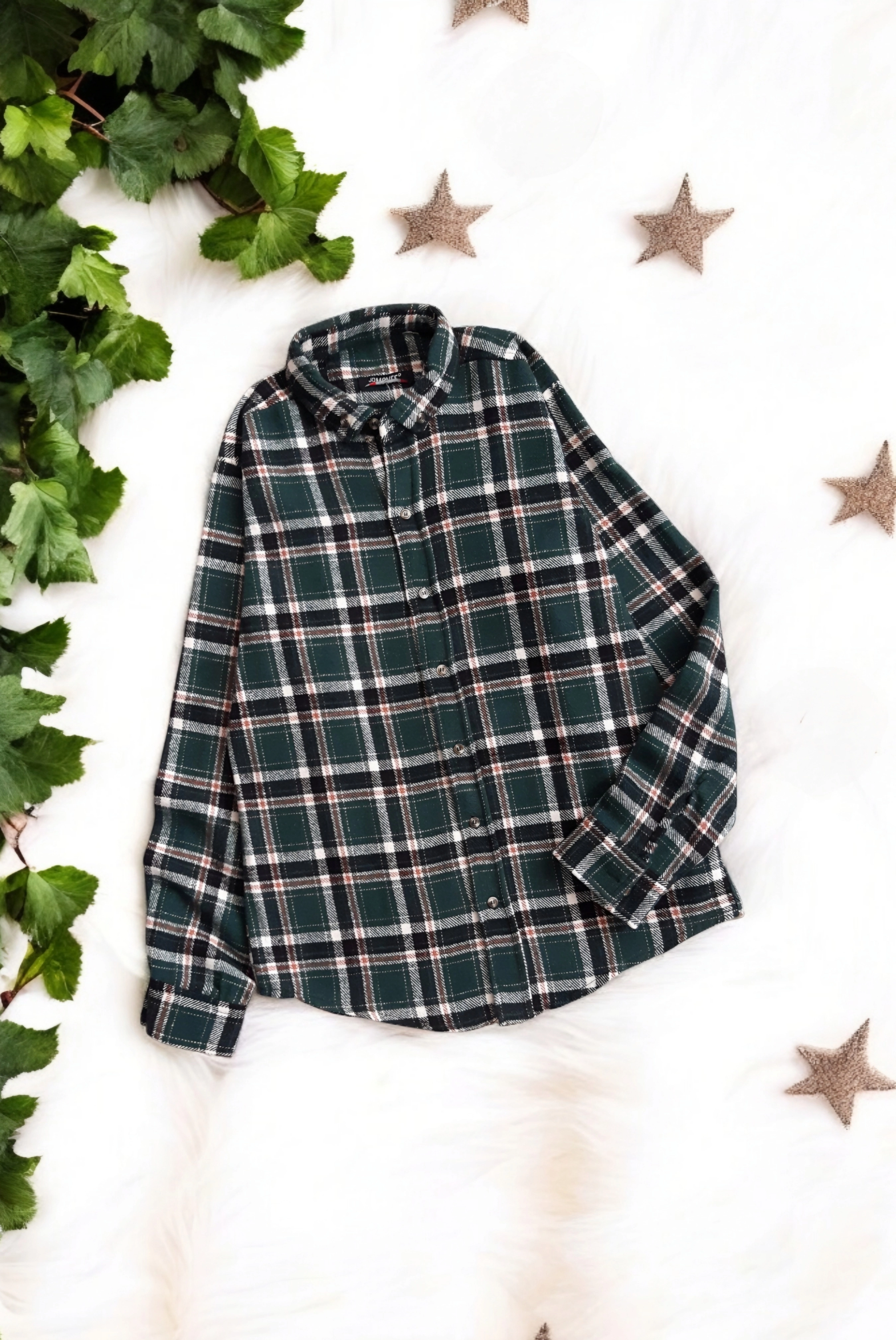 پیراهن پشمی سبز ضخیم مردانه ترک مناسب زمستان