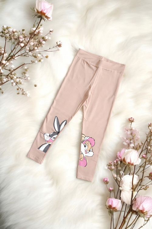 لگ نخی ترک دخترانه رنگ کرم مناسب تابستان