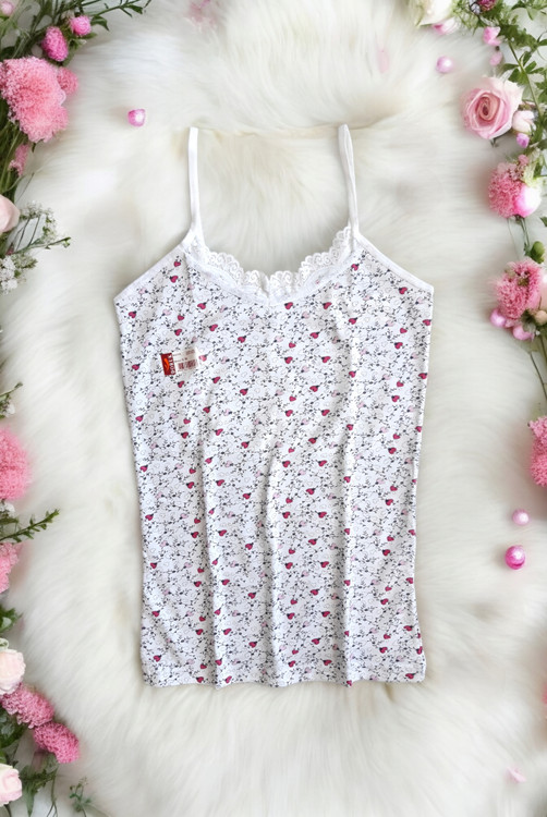 تاپ راحتی خنک سفید زنانه شیک و راحت مناسب تابستان