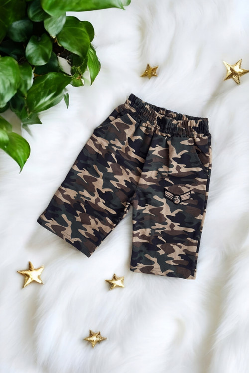 شلوارک پسرانه ارتشی اسپرت و راحت برای روزهای گرم