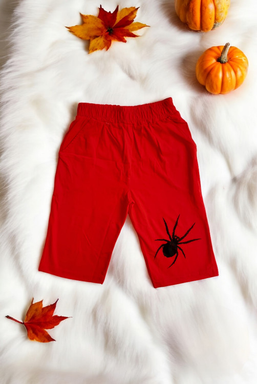 شلوارک راحتی بچه گانه قرمز اسپرت تابستانی