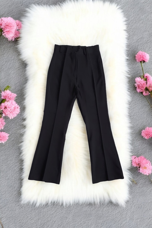 شلوار زنانه مشکی مجلسی نرم و لطیف مناسب تابستان