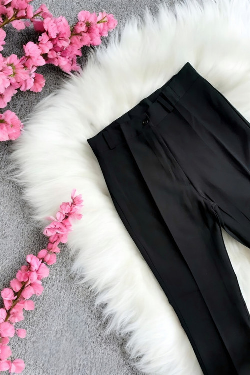 شلوار مجلسی دمپا گشاد مشکی زنانه