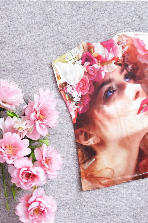 تاپ کشی زنانه مناسب فصل گرم صورتی