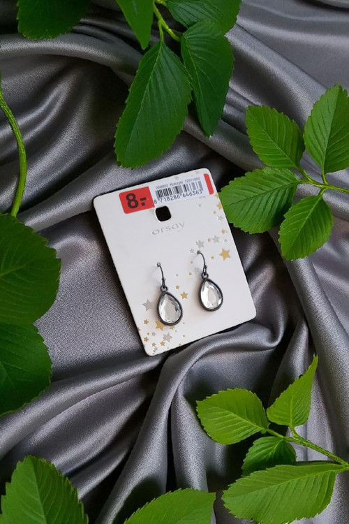 اکسسوری استیل زنانه طرح اشک