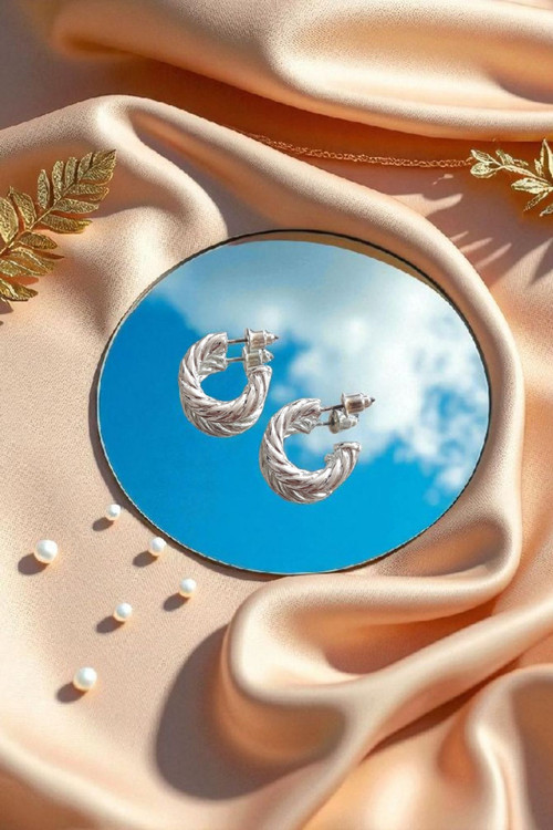 گوشواره زنانه شیک و خاص استیل