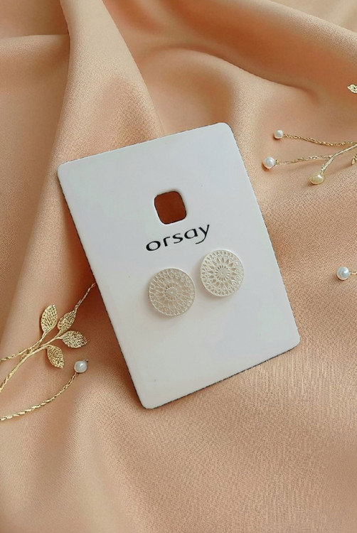 گوشواره استیل طرح ماندلا